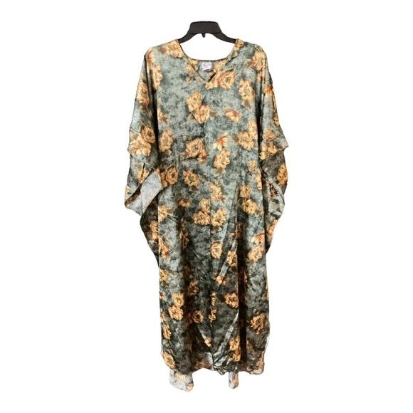 Vintage Sante Classics Floral Kaftan One Size - Picture 1 of 6